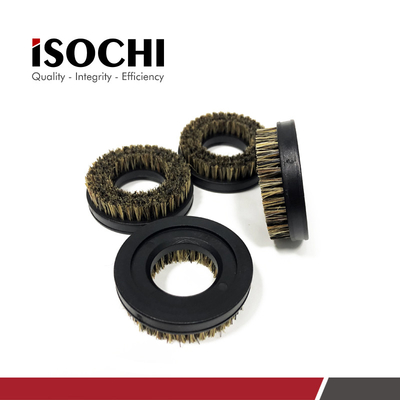 Round Shape Pressure Foot Brush , PCB Tongtai Router Brush Soft Bristles