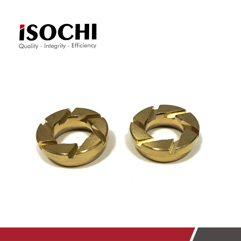 Circular PCB Pressure Foot Cup Insert With Slot For CNC Qianghua Drilling Machine